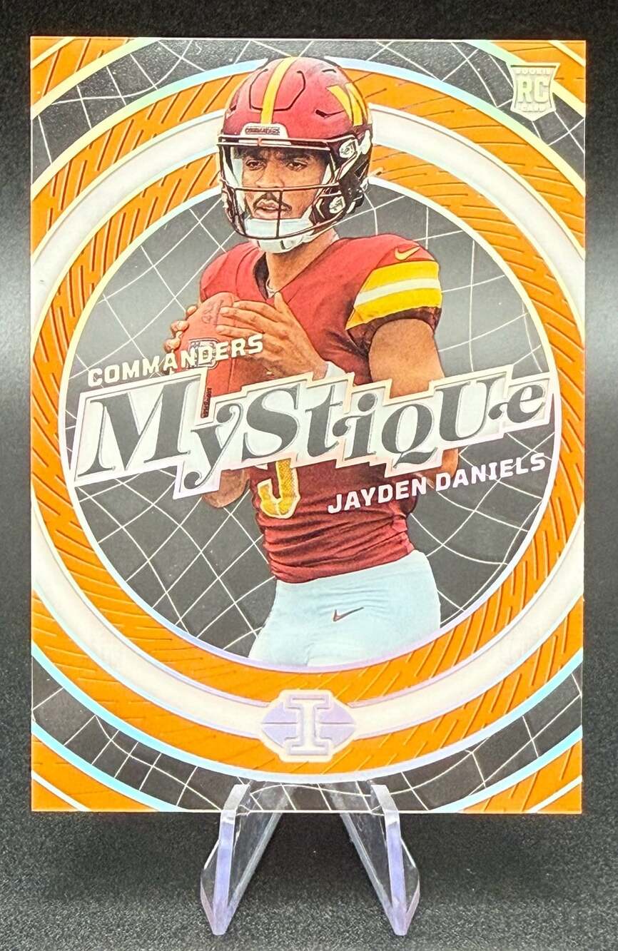 Jayden Daniels Washington Commanders 2024 Panini Illusions Mystique Rookie Card